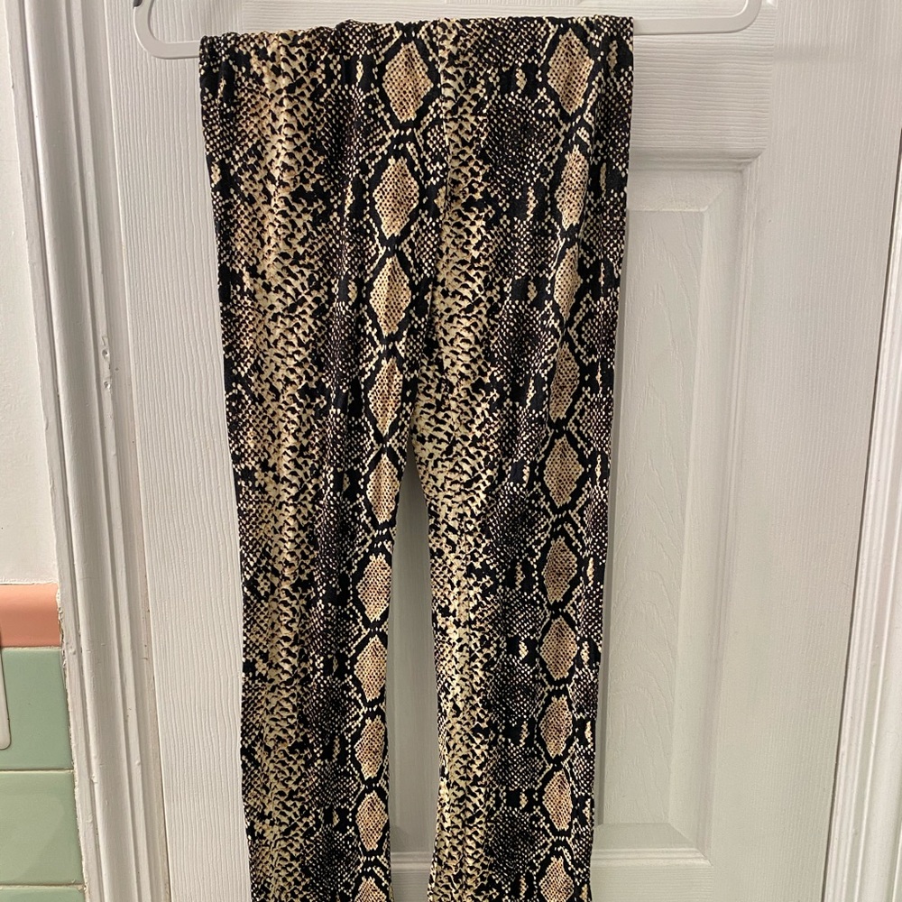 SUBDUED- Beige and black flows pants- size XS